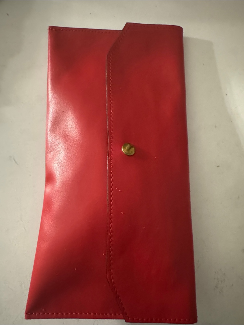 Italian Shoemakers Red Clutch